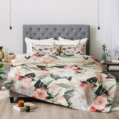 Iveta Abolina Carmella Creme Comforter Set Mint - Deny Designs 3 Iveta Abolina Carmella Creme Comforter Set Mint - Deny Designs